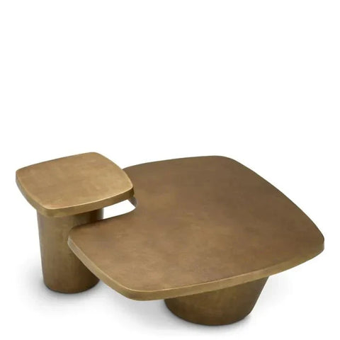 Eichholtz Timeless Minimalist Freeform Drum Coffee Table
