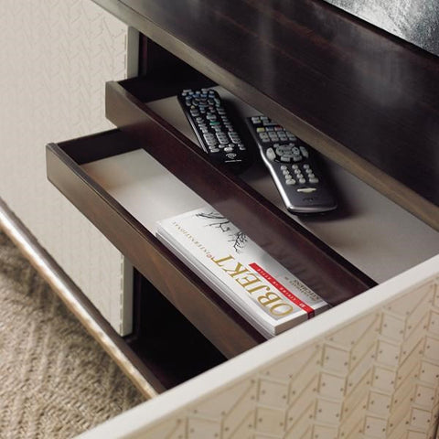 Contemporary Quiet Luxury Two-tone Accent Cabinet