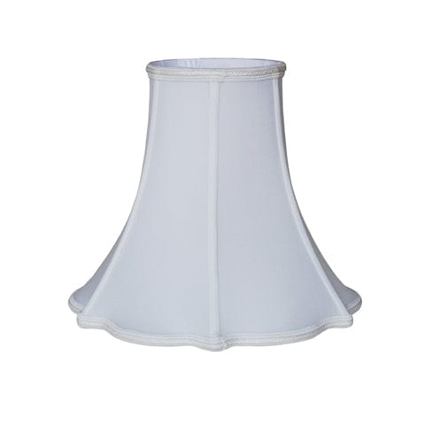 Cookie Cutter Bell 100% Pongee Silk Lamp Shade - Oyster