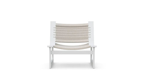 Outdoor Living & Garden Modern Armless Club Lounge Chair