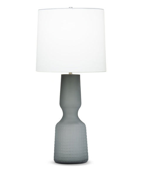 Craine Textured Embossed Drum Table Lamp Modern Accent