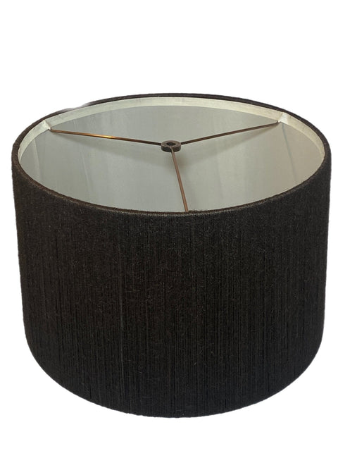 Ready-to-Ship Custom Jute String Drum Lamp Shade – 16" Base