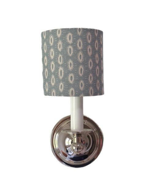 Custom Half Drum Sconce Lamp Shade with Candle Clip - 5"