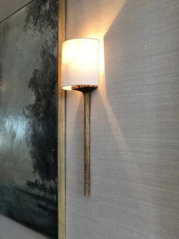 Half Drum with Candle Clip Custom Sconce Lamp Shade Made