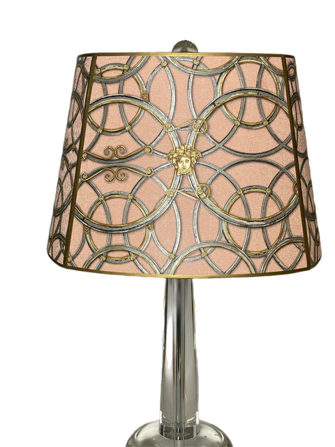 Custom Shade with Versace IV - La Scala Del Palazzo Pink Wallpaper