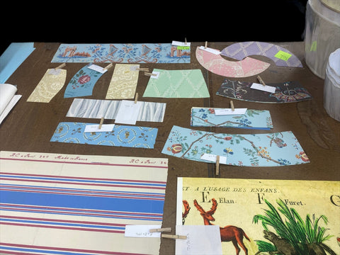 Custom Wallpaper Lamp Shades