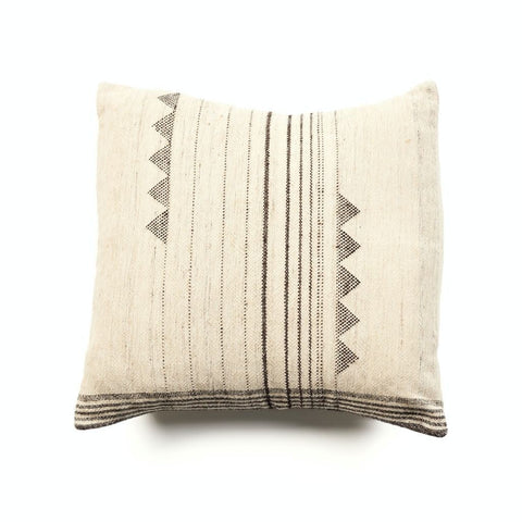 Artful Traditionalist Bohemian Accent Square Throw Pillow