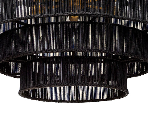 Alyssa Bohemian Tiered Drum Chandelier Ceiling Light