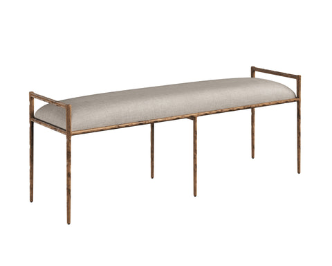 Artful Traditionalist Contemporary Accent Bench