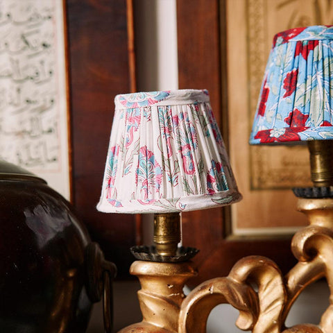 Accent Bohemian Pleated Clip Lamp Shade Lighting Accessories