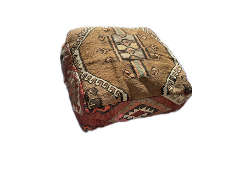 Artful Traditionalist Handwoven Bohemian Graphic Pillow Cover