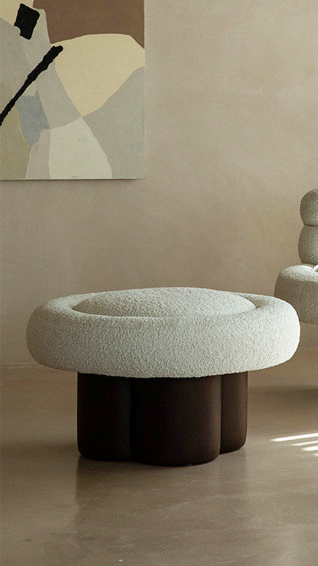 Timeless Minimalist Modern Upholstered Barrel Accent Chair