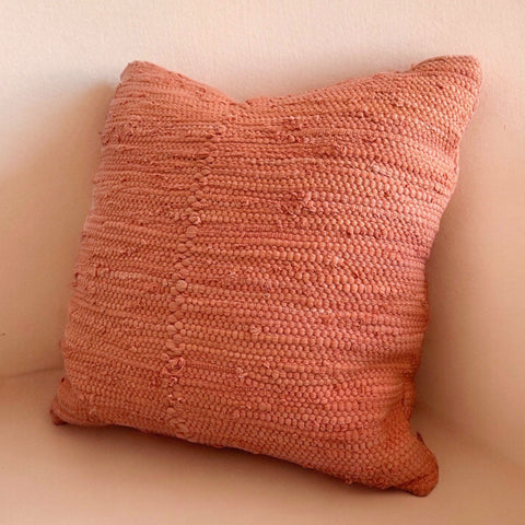 Powered by People Artful Traditionalist Bohemian Handwoven Braided Pillow Cover - 20 x 20