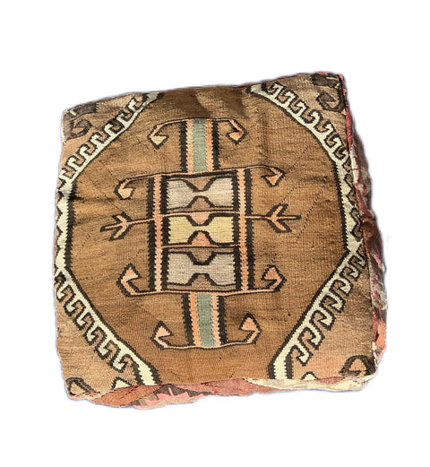 Artful Traditionalist Handwoven Bohemian Graphic Pillow Cover