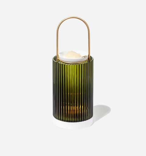 Contemporary Scandinavian Geometric Cylinder Centerpiece