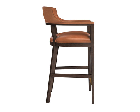Timeless Minimalist Parsons Upholstered Mid Century Bar Stool