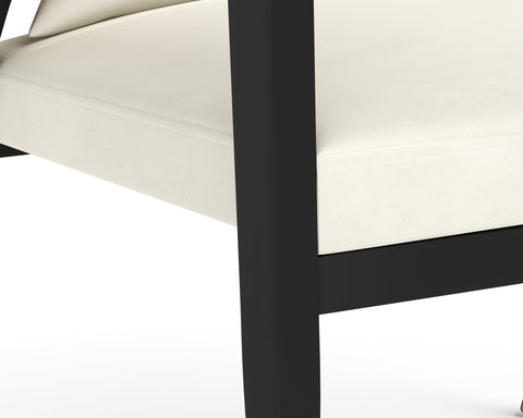 Timeless Minimalist Coastal Barrel Lounge Chair