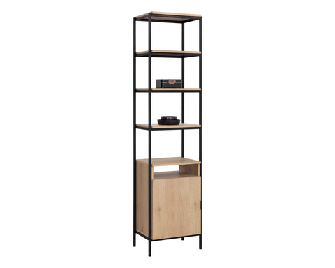 Ambrose Modern Washed Wood Bookcase