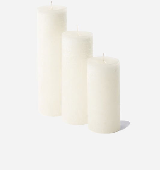 Super Candle in Ivory