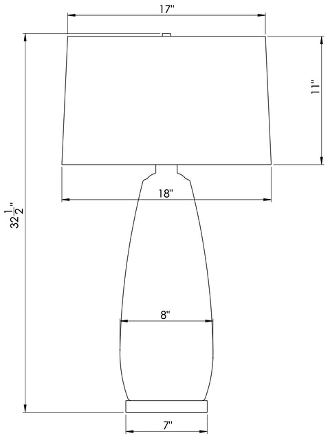 Daphne Accent Drum Table Lamp for Modern Minimalist Spaces