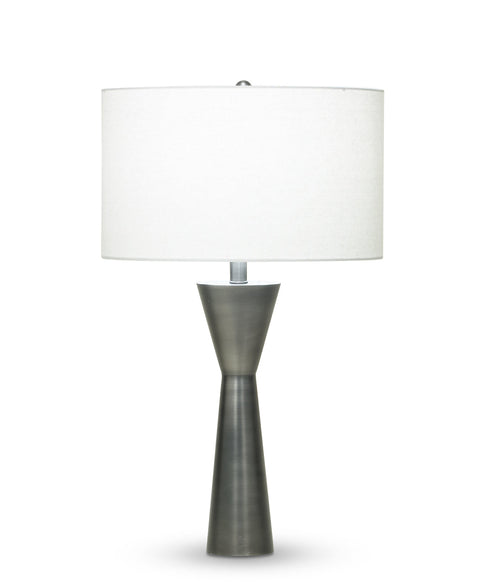 Accent Column Table Lamp Modern Drum Design