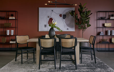 Connectivity Modern Abstract Hand Painted Floating Wall Art