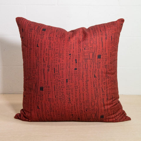 Contemporary Graphic Accent Square Throw Pillow