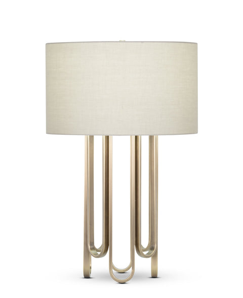 Deanna Modern Column Accent Table Lamp Drum Shape