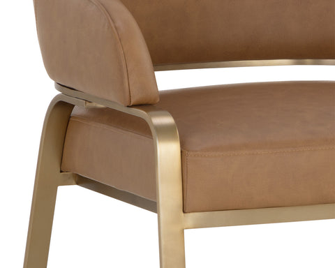 Timeless Minimalist Modern Upholstered Dining Armchair