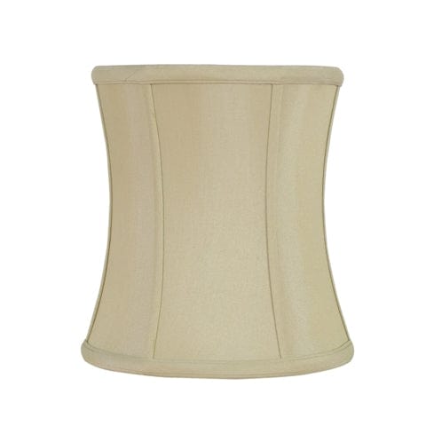 Deep Cylinder Retro Drum Anna Rayon Lamp Shade - Coffee