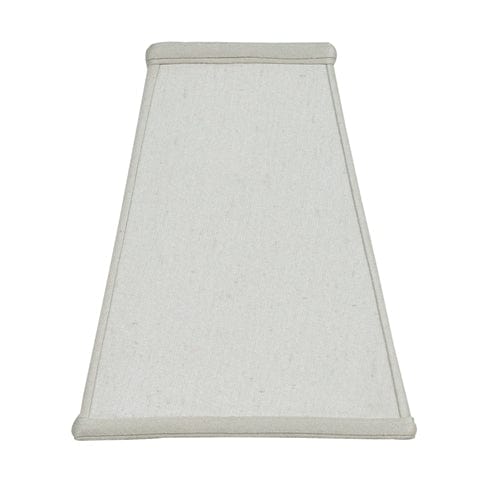 Deep Oblong Supreme Satin Lamp Shade - Off White