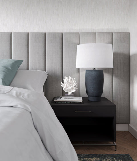 Desmond Rustic Textured Column Table Lamp