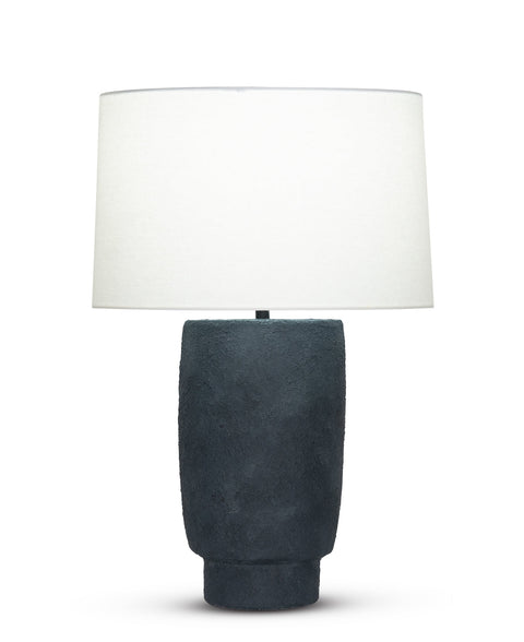Desmond Rustic Textured Column Table Lamp