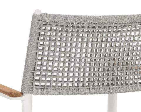 Outdoor Living & Garden Modern Teak Dining Armchair