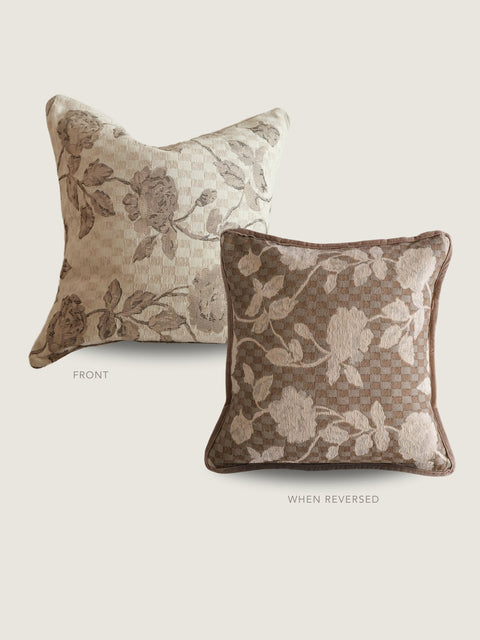 Powered by People Artful Traditionalist Quiet Luxury Reversible Accent Pillow - 18 x 18 - 22 x 22