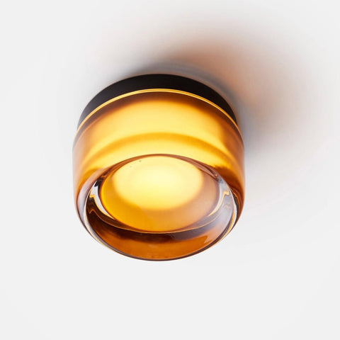 Dimple Flush Mount - Black Anodized