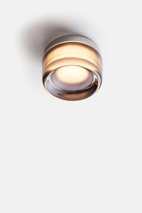 Dimple Flush Mount - Natural Anodized