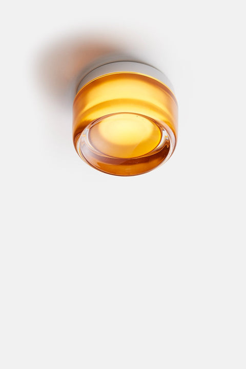 Dimple Flush Mount - Natural Anodized