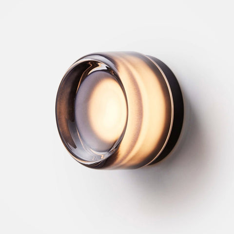 Dimple Sconce - Black Anodized