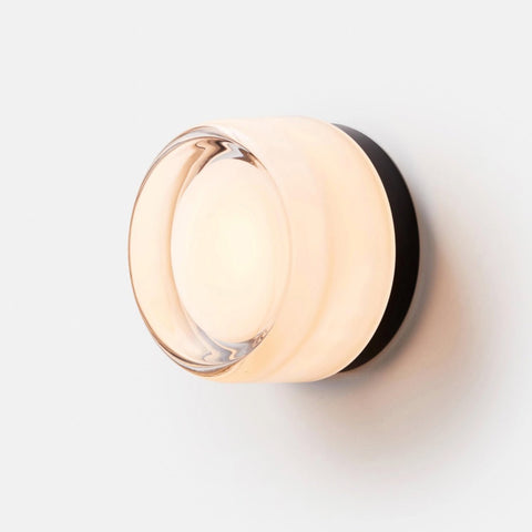 Dimple Sconce - Black Anodized