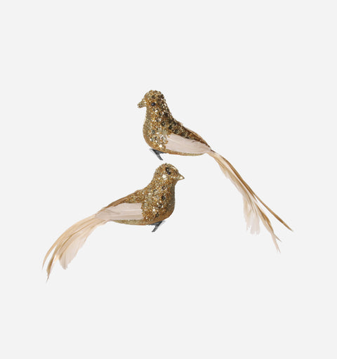 Decorating Essentials Glitter Sequin Nature Ornament