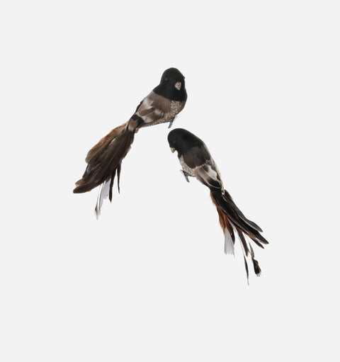 Decorating Essentials Rustic Glitter Nature Decorative Decoy