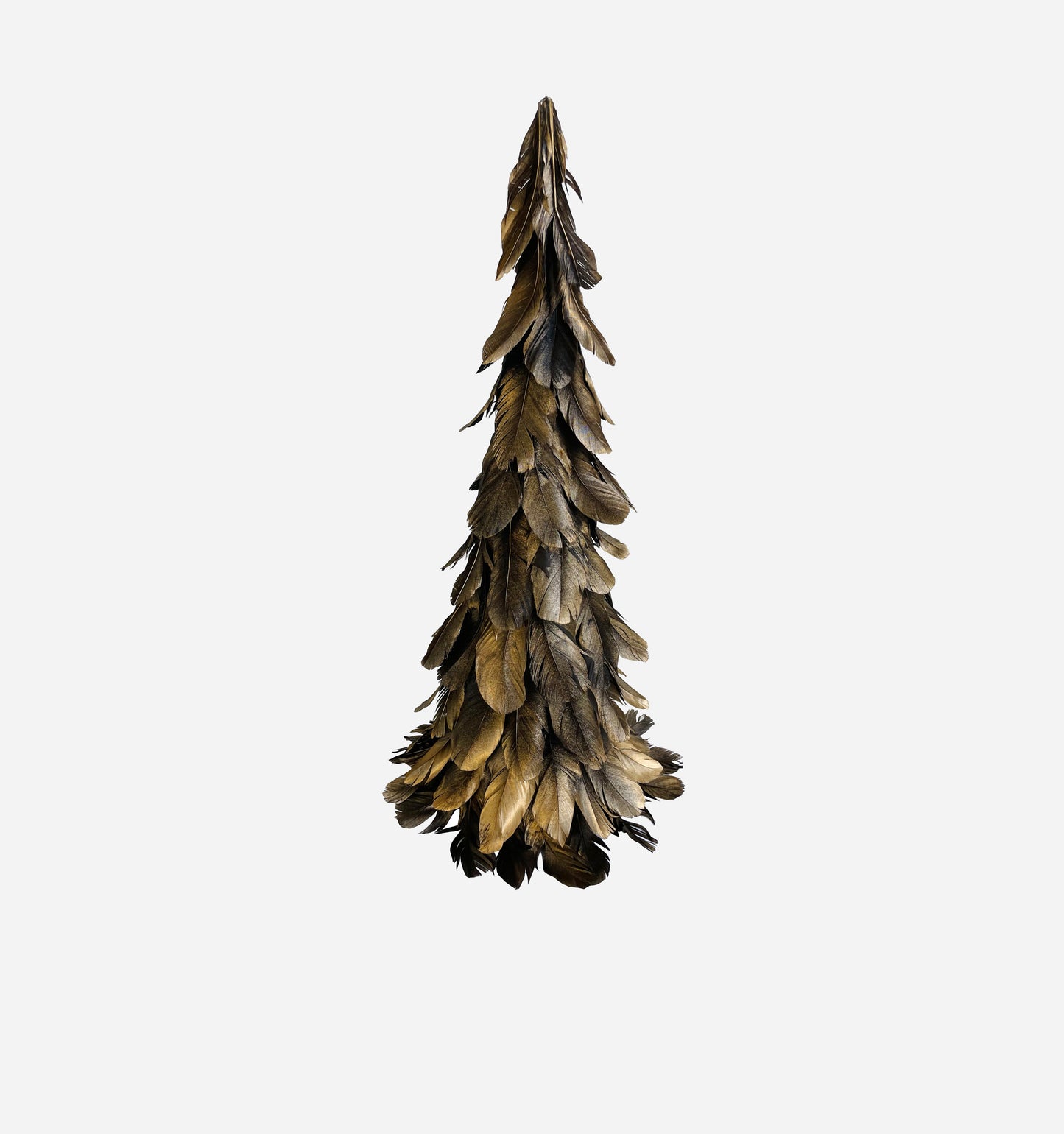 Feather Cone Tree in Black Circa