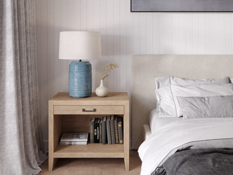 Dolphin Contemporary Column Drum Accent Table Lamp