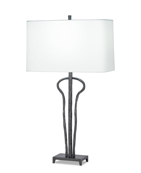 Dominic Modern Handcrafted Column Accent Table Lamp