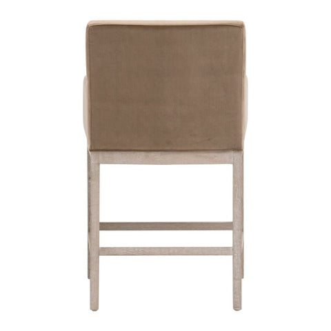 Timeless Minimalist Parsons Upholstered Counter Stool