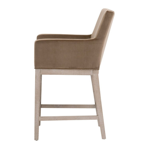 Timeless Minimalist Parsons Upholstered Counter Stool