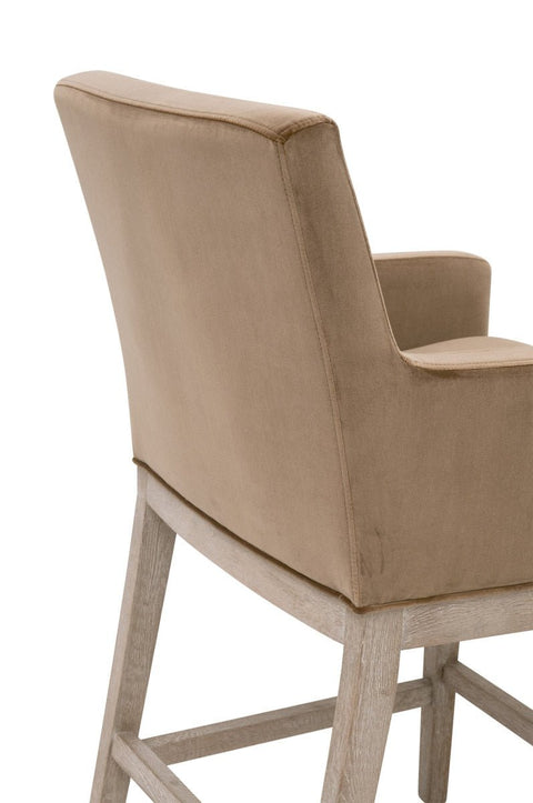 Timeless Minimalist Parsons Upholstered Counter Stool