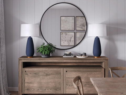 Duncan Accent Modern Drum Table Lamp