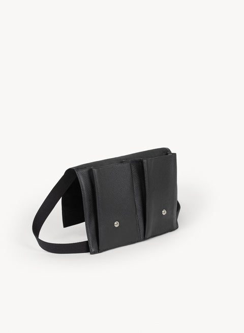 Designer Logo Crossbody with Flap and Shoulder Straps